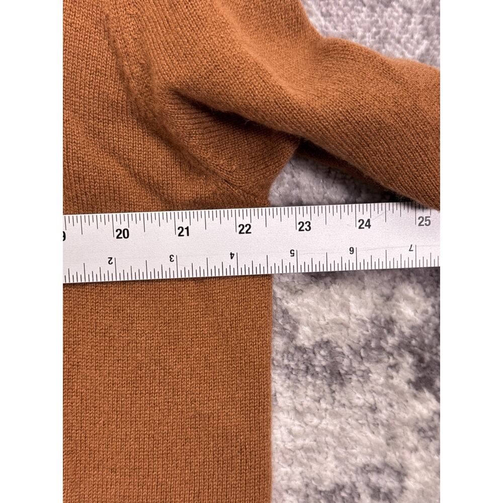 Lilysilk Sweater Large Women 100% Cashmere Wrap Shawl Long Toffee Brown Cardigan - Picture 4 of 9